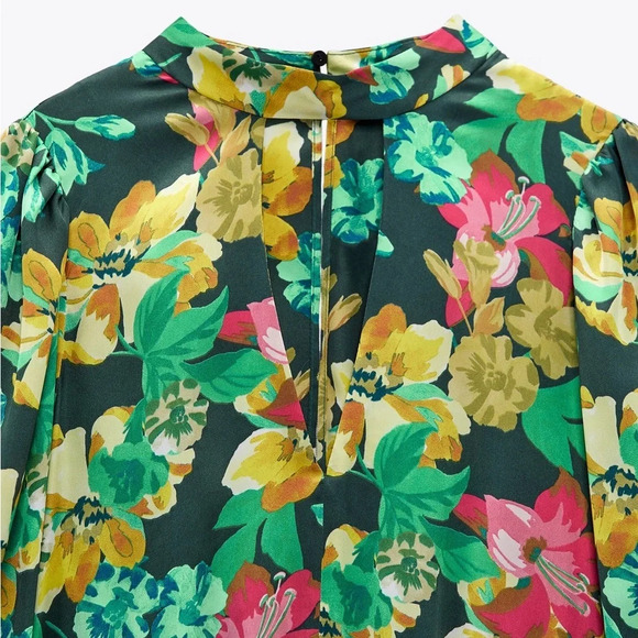 ZARA Floral Print‎ Dress - Picture 6 of 10